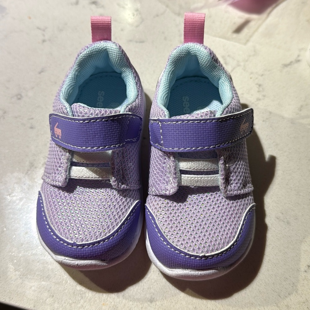 See Kai Run Purple Kids Toddler Shoes
